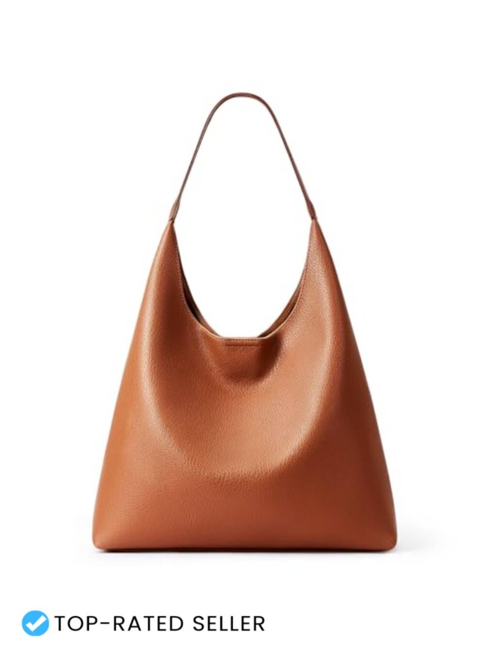 Slouchy Hobo Bag Vegan Leather Tote Shoulder Purse